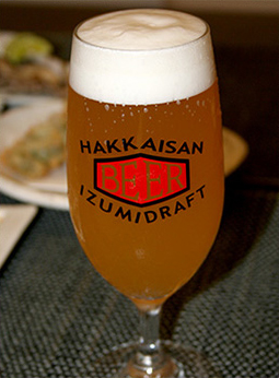 八海山 泉ビール生樽 WEIZEN(バイツェン)生グラス¥780